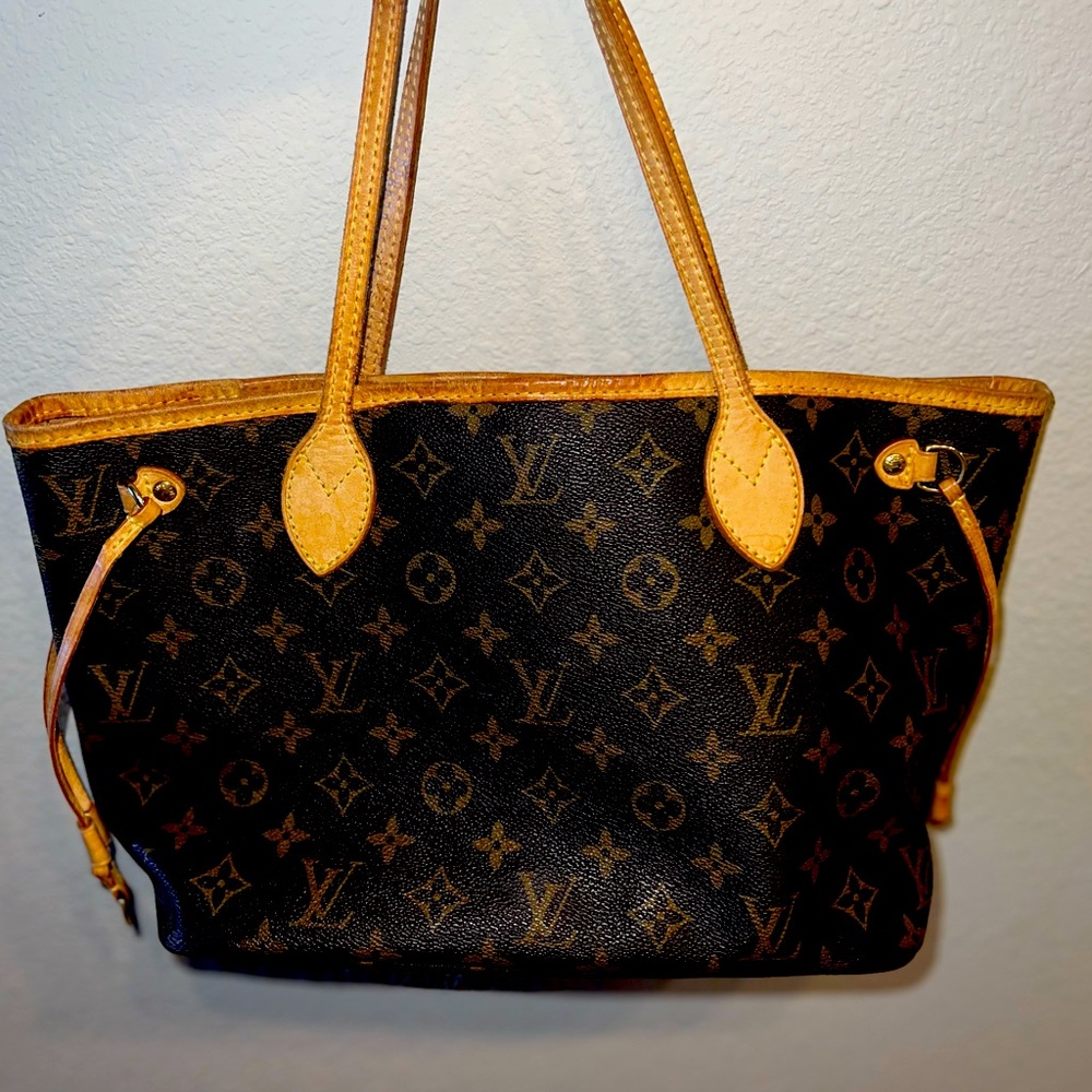 Louis Vuitton Vintage mini tote shoulder bad with crossbody strap - RARE